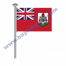BERMUDA GÖNDER BAYRAK 50x75 ( EBAT SEÇİNİZ )